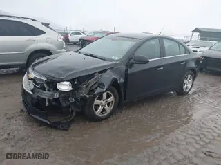 2012 Chevrolet Cruze LT w/1LT with VIN 1G1PF5SC0C7144217, listed as a IAAI auction lot 41463306 with 180,537 mi miles. Bid and sale history available at carsss.com. Image 2.