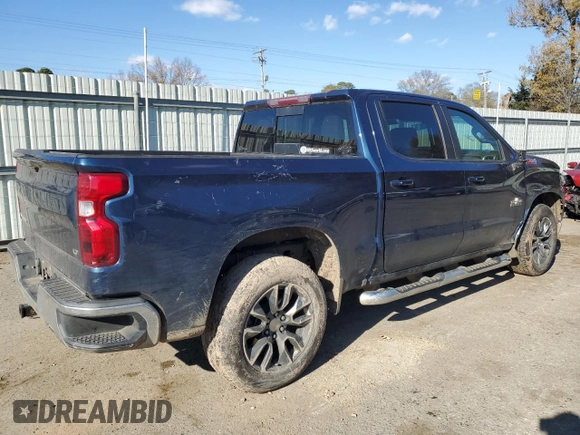 2019 Chevrolet Silverado 1500 LT with VIN 3GCUYDEDXKG156252, listed as a Copart auction lot 41859125 with 85,247 mi miles and Salvage Title. Bid and sale history available at carsss.com. Image 3.