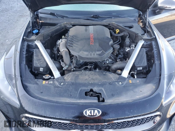 2021 Kia Stinger GT with VIN KNAE35LC0M6097765, listed as a Copart auction lot 49168025 with 68,394 mi miles and Salvage Title. Bid and sale history available at carsss.com. Image 11.