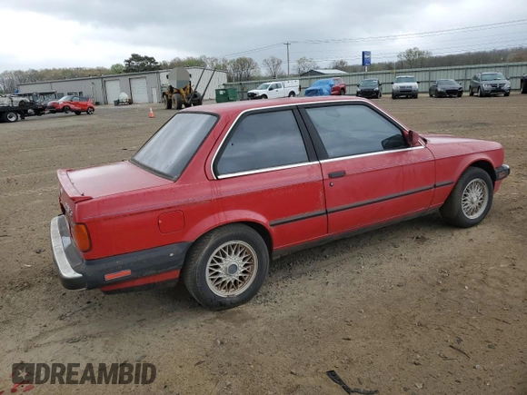 1988 BMW 3 Series 325iS with VIN WBAAA2303J8260983, listed as a Copart auction lot 76804604 with 229,222 mi miles and Salvage Title. Bid and sale history available at carsss.com. Image 3.
