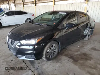 2022 Nissan Versa SV z VIN 3N1CN8EV0NL866795, wystawiony jako Copart lot #54007595 z przebiegiem 30 825 mil mil oraz Szkoda całkowita • Salvage title. Historia ofert i sprzedaży dostępna na DreamBid. Obrazek 1.