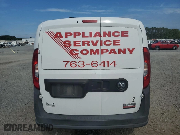 2015 Ram ProMaster City Cargo Tradesman z VIN ZFBERFAT4F6A92961, wystawiony jako Copart lot #58769695 z przebiegiem 137 740 mil mil oraz Czysty tytuł • Clean title. Historia ofert i sprzedaży dostępna na DreamBid. Obrazek 6.