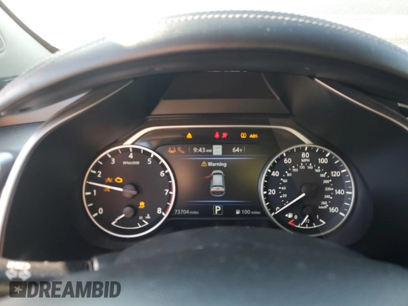 2020 Nissan Murano Platinum с VIN 5N1AZ2DJ8LN170067, выставлен на аукционе Copart как лот 49173855 с пробегом 73 704 миль миль и Списание • Salvage title. История ставок и продаж доступна на DreamBid. Изображение 9.