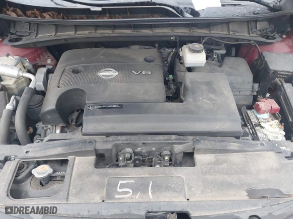 2015 Nissan Murano SL with VIN 5N1AZ2MG1FN220025, listed as a IAAI auction lot 41804836 with 109,481 mi miles. Bid and sale history available at carsss.com. Image 10.