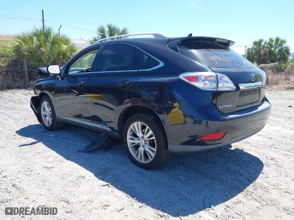 2010 Lexus RX 450h with VIN JTJBC1BA2A2010818, listed as a IAAI auction lot 41900059 with NaN miles. Bid and sale history available at carsss.com. Image 3.