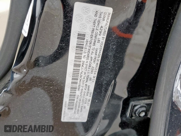 2012 Volkswagen Jetta TDI w/Premium with VIN 3VWLL7AJ6CM020286, listed as a Copart auction lot 45501185 with 131,028 mi miles and Salvage title. Bid and sale history available at DreamBid. Image 12.