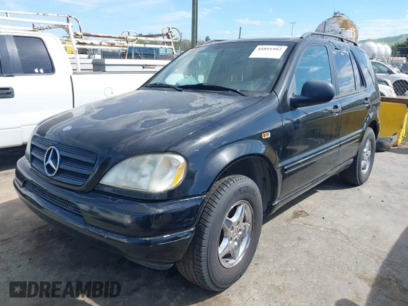 1998 Mercedes-Benz M-Class with VIN 4JGAB54E9WA019694, listed as a IAAI auction lot 41891982 with 282,454 mi miles. Bid and sale history available at carsss.com. Image 2.