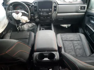 2024 Nissan Titan XD PRO-4X with VIN 1N6AA1FB1RN112626, listed as a Copart auction lot 81987324 with 0 mi miles and Salvage Title. Bid and sale history available at carsss.com. Image 8.