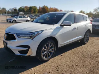 2020 Acura RDX w/Technology Pkg with VIN 5J8TC2H53LL038083, listed as a Copart auction lot 72711323 with 55,685 mi miles. Bid and sale history available at carsss.com. Image 1.
