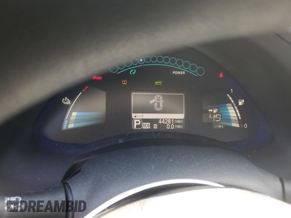 2017 Nissan LEAF SV z VIN 1N4BZ0CP1HC309077, wystawiony jako Copart lot #49010165 z przebiegiem 44 281 mil mil oraz Szkoda całkowita • Salvage title. Historia ofert i sprzedaży dostępna na DreamBid. Obrazek 9.