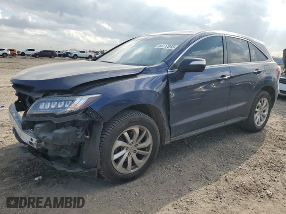 2018 Acura RDX Technology with VIN 5J8TB3H59JL015381, listed as a Copart auction lot 44217845 with 107,766 mi miles and Salvage Title. Bid and sale history available at DreamBid. Image 1.