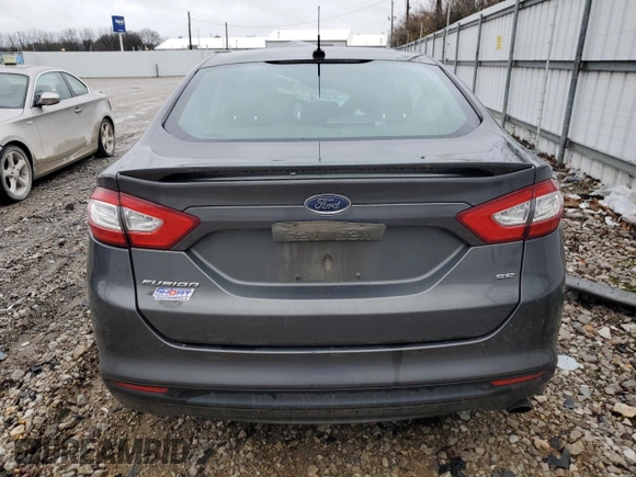 2016 Ford Fusion SE with VIN 3FA6P0H75GR352031, listed as a Copart auction lot 45627805 with 169,629 mi miles and Non Repairable. Bid and sale history available at carsss.com. Image 6.