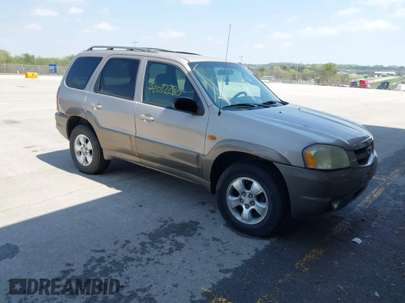 2002 Mazda Tribute LX with VIN 4F2YU08132KM26681, listed as a IAAI auction lot 42032230 with 273,155 mi miles and . Bid and sale history available at DreamBid. Image 1.
