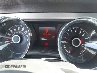 2014 Ford Mustang V6 with VIN 1ZVBP8EM9E5297226, listed as a IAAI auction lot 41627327 with 141,750 mi miles. Bid and sale history available at carsss.com. Image 7.