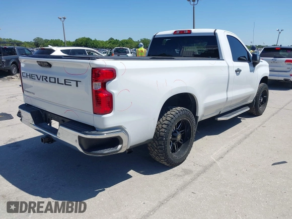 2022 Chevrolet Silverado 1500 Work Truck with VIN 3GCNAAEK6NG566881, listed as a IAAI auction lot 42044139 with 57,664 mi miles and . Bid and sale history available at DreamBid. Image 4.