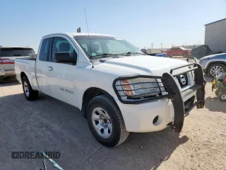 2007 Nissan Titan LE with VIN 1N6BA06AX7N242455, listed as a Copart auction lot 61811175 with 211,040 mi miles and Salvage title. Bid and sale history available at DreamBid. Image 4.