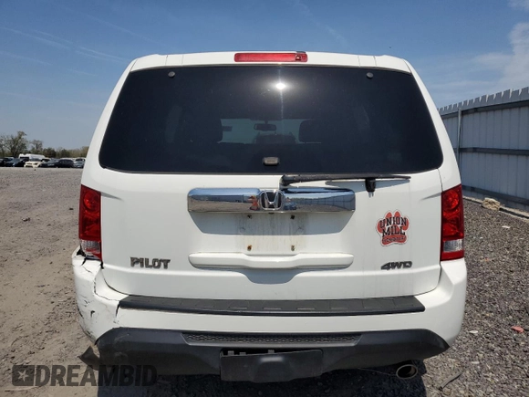 2013 Honda Pilot EX-L with VIN 5FNYF4H56DB012332, listed as a Copart auction lot 53898005 with 96,885 mi miles and Salvage Title. Bid and sale history available at carsss.com. Image 6.