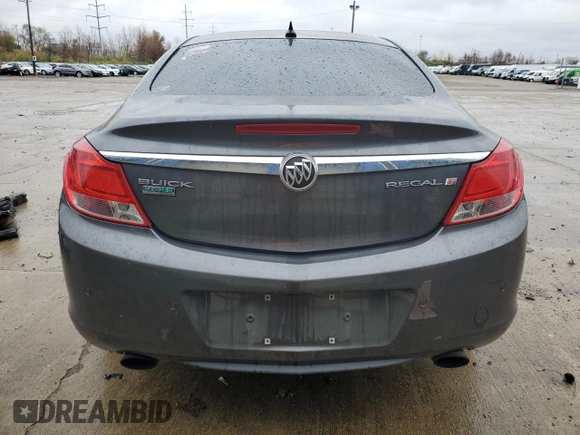 2011 Buick Regal CXL Turbo TO3 with VIN W04GX5GV2B1083088, listed as a Copart auction lot 81049694 with 111,971 mi miles and Salvage Title. Bid and sale history available at carsss.com. Image 6.