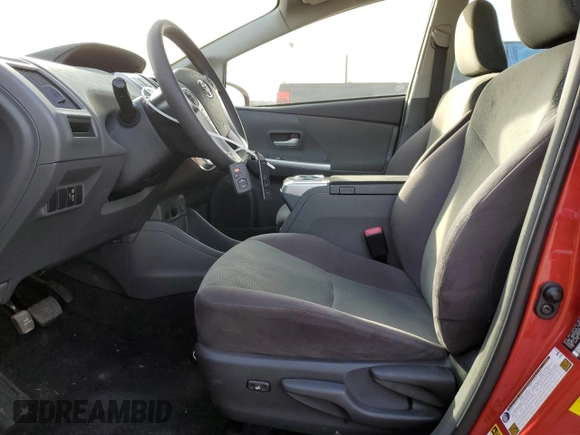 2013 Toyota Prius Two with VIN JTDZN3EU9D3201308, listed as a Copart auction lot 86754004 with 47,908 mi miles and Salvage Title. Bid and sale history available at carsss.com. Image 7.