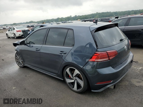 2018 Volkswagen Golf GTI S with VIN 3VW547AU3JM297586, listed as a Copart auction lot 62680933 with 55,834 mi miles. Bid and sale history available at carsss.com. Image 2.