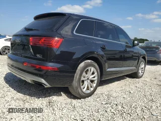 2017 Audi Q7 Premium Plus with VIN WA1LAAF73HD023601, listed as a Copart auction lot 55184215 with 73,379 mi miles and Clean Title. Bid and sale history available at DreamBid. Image 3.