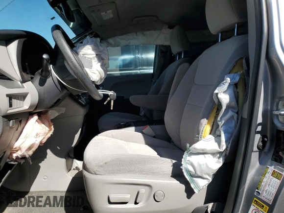 2016 Toyota Sienna LE AAS with VIN 5TDKK3DCXGS753986, listed as a Copart auction lot 46550215 with 45,074 mi miles and Salvage Title. Bid and sale history available at carsss.com. Image 7.