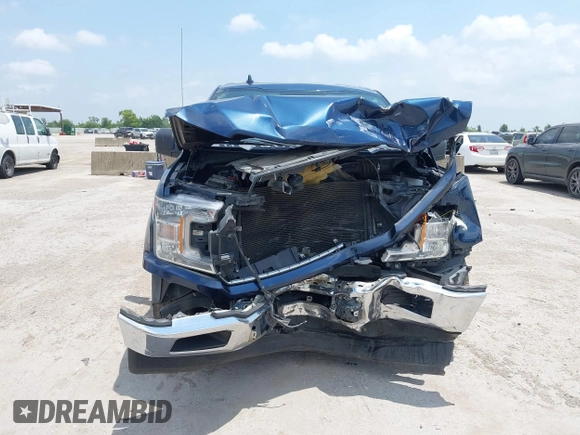 2018 Ford F-150 XL with VIN 1FTEW1C58JKD53884, listed as a IAAI auction lot 42402222 with 159,330 mi miles and . Bid and sale history available at DreamBid. Image 12.