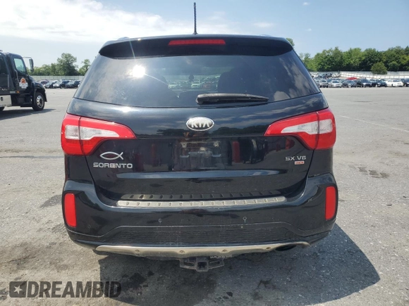 2014 Kia Sorento SX Limited with VIN 5XYKWDA78EG459580, listed as a Copart auction lot 65512585 with 150,416 mi miles and Salvage title. Bid and sale history available at DreamBid. Image 6.