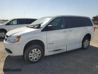 2018 Dodge Grand Caravan SE Plus with VIN 2C4RDGBG8JR347470, listed as a Copart auction lot 50754195 with 0 mi miles and Clean Title. Bid and sale history available at carsss.com. Image 1.