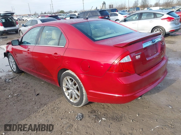 2010 Ford Fusion SEL with VIN 3FAHP0CG3AR301876, listed as a IAAI auction lot 41865090 with 186,465 mi miles. Bid and sale history available at carsss.com. Image 3.