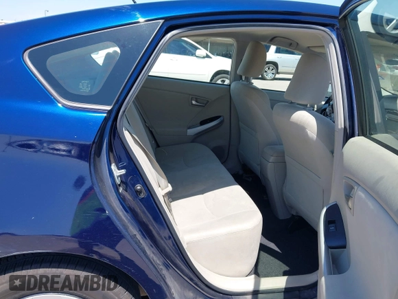 2012 Toyota Prius One with VIN JTDKN3DU2C1559380, listed as a IAAI auction lot 42041076 with 222,740 mi miles. Bid and sale history available at carsss.com. Image 8.