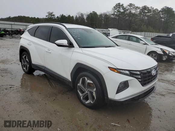 2023 Hyundai Tucson SEL with VIN 5NMJF3AE3PH237591, listed as a Copart auction lot 44927785 with 17,170 mi miles and Salvage Title. Bid and sale history available at carsss.com. Image 4.
