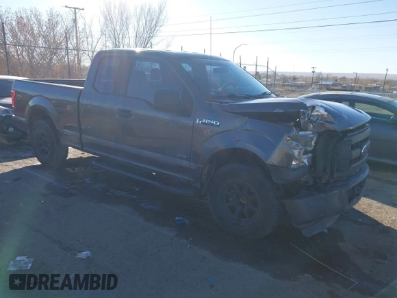 2016 Ford F-150 XL with VIN 1FTEX1CP9GKE73653, listed as a IAAI auction lot 41221832 with 95,028 mi miles and . Bid and sale history available at carsss.com. Image 1.