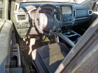 2021 Nissan Titan Pro-4X with VIN 1N6AA1ED9MN521808, listed as a Copart auction lot 58806585 with 108,808 mi miles and Salvage title. Bid and sale history available at DreamBid. Image 8.