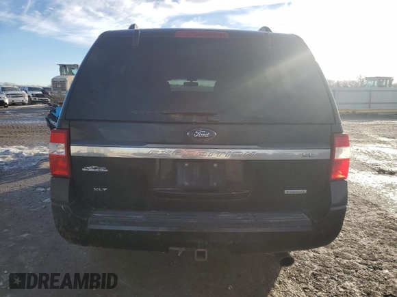 2016 Ford Expedition Max XLT with VIN 1FMJK1JT7GEF53573, listed as a Copart auction lot 41508745 with 168,536 mi miles and Salvage title. Bid and sale history available at DreamBid. Image 6.