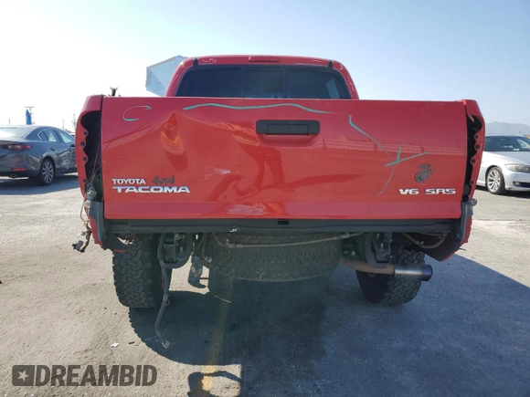 2007 Toyota Tacoma with VIN 3TMLU42N87M009330, listed as a Copart auction lot 62818735 with 152,400 mi miles and Salvage title. Bid and sale history available at DreamBid. Image 6.