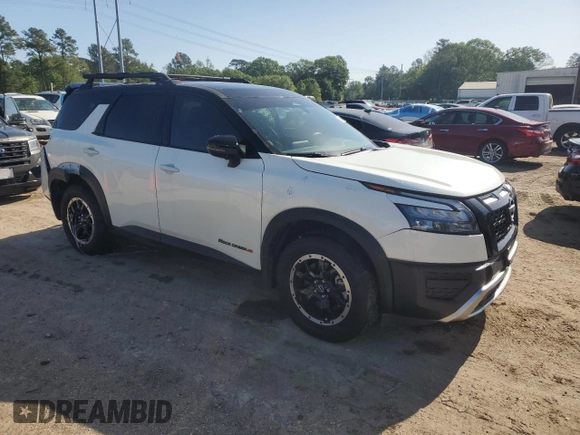 2023 Nissan Pathfinder Rock Creek with VIN 5N1DR3BD4PC269051, listed as a Copart auction lot 52195995 with 30,328 mi miles and Salvage title. Bid and sale history available at DreamBid. Image 4.