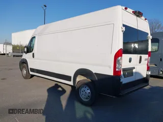 2023 Ram ProMaster Cargo with VIN 3C6MRVHGXPE509172, listed as a IAAI auction lot 41563596 with 67,348 mi miles. Bid and sale history available at carsss.com. Image 3.