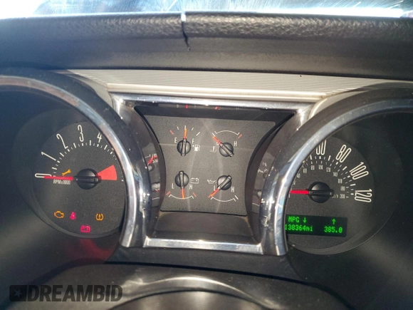 2008 Ford Mustang Deluxe with VIN 1ZVHT80N085150500, listed as a Copart auction lot 54087165 with 138,364 mi miles and Salvage Title. Bid and sale history available at carsss.com. Image 9.
