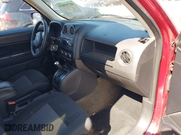 2017 Jeep Patriot Sport with VIN 1C4NJPBA4HD169654, listed as a IAAI auction lot 41757079 with 92,917 mi miles. Bid and sale history available at carsss.com. Image 5.