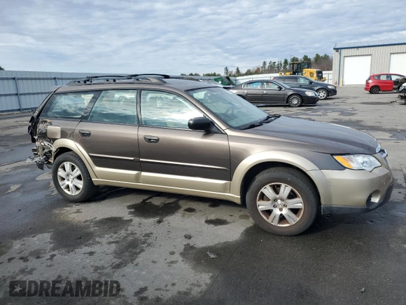 2008 Subaru Outback z VIN 4S4BP60C386311637, wystawiony jako Copart lot #78849104 z przebiegiem 160 876 mil mil oraz Szkoda całkowita • Salvage title. Historia ofert i sprzedaży dostępna na DreamBid. Obrazek 4.