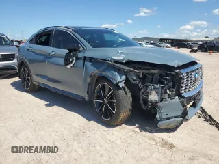2022 Infiniti QX55 Sensory with VIN 3PCAJ5L38NF104572, listed as a Copart auction lot 60734894 with 23,736 mi miles and Salvage title. Bid and sale history available at DreamBid. Image 4.