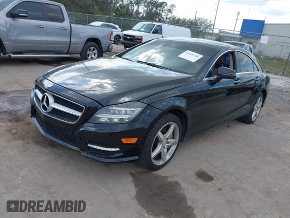 2013 Mercedes-Benz CLS-Class CLS 550 with VIN WDDLJ9BB5DA059810, listed as a IAAI auction lot 41520786 with 248,503 mi miles. Bid and sale history available at carsss.com. Image 2.