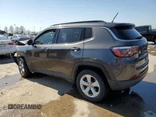 2018 Jeep Compass Latitude z VIN 3C4NJCBB4JT181594, wystawiony jako Copart lot #51822125 z przebiegiem 90 557 mil mil oraz Szkoda całkowita • Salvage title. Historia ofert i sprzedaży dostępna na DreamBid. Obrazek 2.