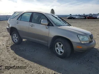 2002 Lexus RX 300 with VIN JTJHF10U120270588, listed as a Copart auction lot 52888125 with 243,985 mi miles and Salvage Title. Bid and sale history available at carsss.com. Image 4.