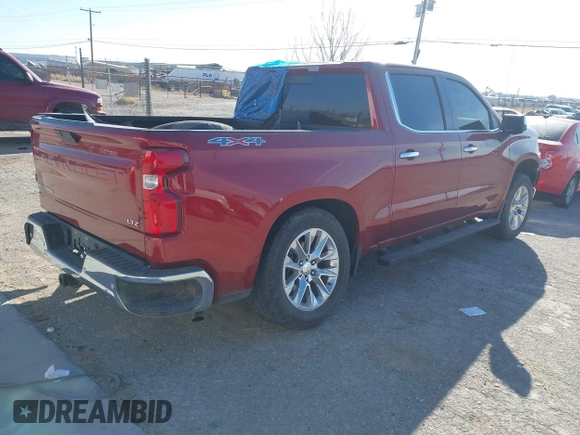 2019 Chevrolet Silverado 1500 LTZ with VIN 3GCUYGED6KG107194, listed as a IAAI auction lot 41316888 with 88,485 mi miles and . Bid and sale history available at DreamBid. Image 4.