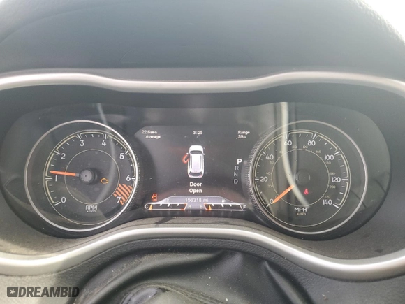 2015 Jeep Cherokee Trailhawk with VIN 1C4PJMBB1FW610755, listed as a Copart auction lot 46622945 with 156,318 mi miles and Salvage Title. Bid and sale history available at carsss.com. Image 9.