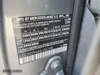 2010 Mercedes-Benz R-Class R 350 BlueTEC with VIN 4JGCB2FE6AA106188, listed as a Copart auction lot 74024274 with 0 mi miles and Salvage Title. Bid and sale history available at carsss.com. Image 14.
