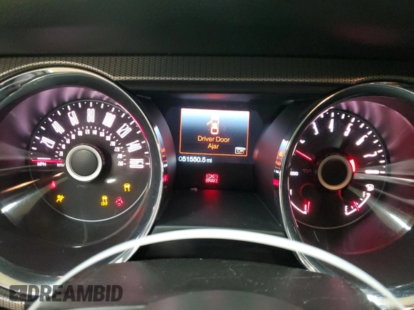 2014 Ford Mustang GT with VIN 1ZVBP8FFXE5243367, listed as a Copart auction lot 48126265 with 51,550 mi miles and Salvage title. Bid and sale history available at DreamBid. Image 9.