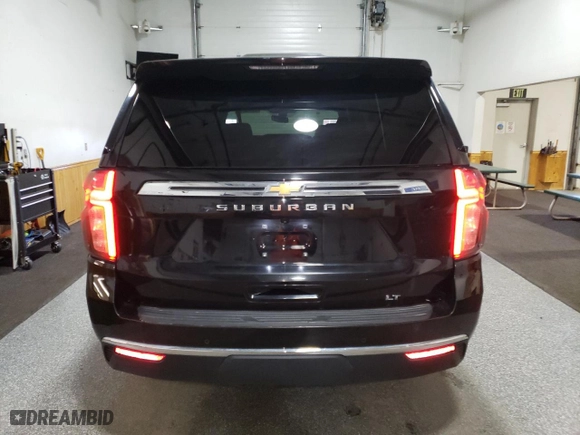2021 Chevrolet Suburban LT with VIN 1GNSKCKD0MR179833, listed as a Copart auction lot 52454765 with 95,989 mi miles and Clean Title. Bid and sale history available at carsss.com. Image 6.